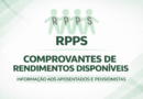 RPPS – COMPROVANTES DE RENDIMENTOS DISPONÍVEIS