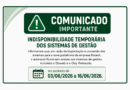 RPPS de Palmeira informa indisponibilidade temporária dos sistemas de gestão